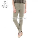 Female Trousers with Stretch Twill Ankle Pants