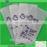 Silk Screen Printing Clothing Labels Wash Care Label