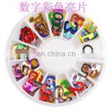 Latest colorful boxed nail product nail arts design