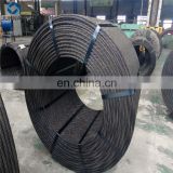 Low relaxation High carbon 1*7 wires strand 12.7mm pc steel strand