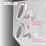 Plastic Round LED Light Swivel Portable Make up Mirror Suction Cup Mirror thumbnail-5