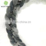 100% Polyester Tube Hollowfiber Filled Machine Washable Super Soft Giant Chunky Minky Hand Knit 3D Knot Floor Cushion Pillow