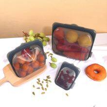 Bundle 3-Pack Stand-up Reusable Silicone Food Grade Storage Bags thumbnail-3