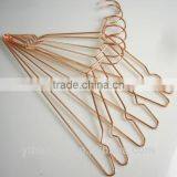 YY0072 High Quality Rose Gold Copper Wire Coat Hangers Shirt Hanger Dress Hanger Quality Choice thumbnail-3