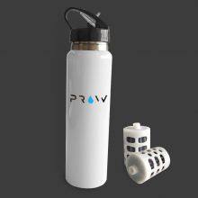 Bpa-free Portable Water Filter Food Grade Stainless Steel Bottle thumbnail-1