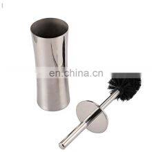 High Quality Toilet Brush and Long Holder Toilet Scrubber Set Bathroom Stainless Steel Cleaning Toilet Brush