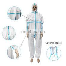 Isolation Chemical Medical Protective Disposable Hooded Coverall thumbnail-1