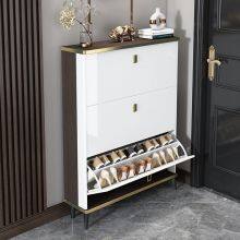 Shoe Cabinet Italian-style Light Luxury Ultra-thin Shoe Cabinet thumbnail-2