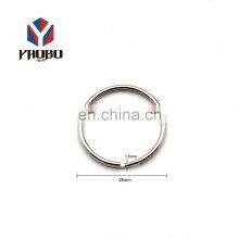 Moderate Price Logo Custom Chain Keychain Accessories Split Metal Key Ring For Handbag thumbnail-5