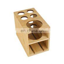 Made of 100% Sustainable Bamboo Naturals Toothbrush Holder Stylish Bathroom Organization Easy to Clean thumbnail-4