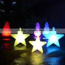 Led Fancy Outdoor Christmas Tree Light/event Wedding Rechargeable PE Plastic Led Tree Star Snow Led Christmas Decorative Lights thumbnail-1