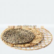 Decorative Set 100% Natural Water Hyacinth Material Wall Art Design Woven Straw Cozy Decor Home Wholesale Made in Vietnam thumbnail-5
