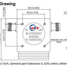 Low Frequency From 45 to 270 MHz VHF RF Isolator For Antenna And Satellite Communication Applications thumbnail-5