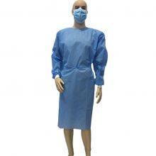 Free Sample Blue Disposable SMS Isolation Gown For Hospital thumbnail-1