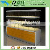 Durable Wood Glass Bread Display Cabinet Showcase for Bakery Store
