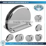 Fixed Semicicle 90 Degree Glass to Wall Bracket Glass Shower Door Hinge thumbnail-2