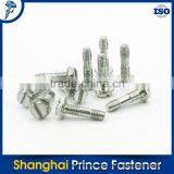 Hex Flange Screws With No Threads In The Middle