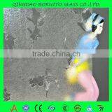 Hot Sale 6mm Golden Fish Patterned Glass Price