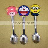 Promotional Stainless Steel Kids Spoon With Lovely Header thumbnail-2