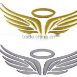 Car stickers 3 d metal sticker Individual character decorative laminated PVC soft paste sticker angel wings