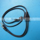 DC3.5mm headphone jack Y splitter audio adapter cable