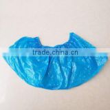 Blue Disposable PE/CPE Shoe Covers with Elastic Ankle