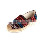 Huidong factory European flat shoes high quatily shoes canvas