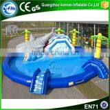 Commercial Inflatable Floating Water Park Inflatable Floating Island for Sale thumbnail-1