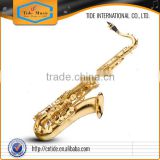 tenor saxophone satin gold, dotted gold plated