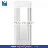 MSPD20 Wooden Doors Design Modern Matte Lacquer Interior Flat Glass Door thumbnail-1