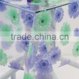 PVC clear plastic table cloth in roll/table cover film