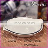 Wholesale factory price porcelain dinner plate square eco friends