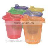 Hot Sale 7oz BPA Free Sippy Cup/Baby Traning Cup With Spill Proof Sippy Lids/Plastic Drink Cup/Re-Use Tumblers thumbnail-2
