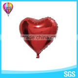 China factory heart shape decoration foil balloon with helium foil balloons for party needs and wedding stage events