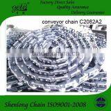 Double Pitch Conveyor Chain C2082H With K2 Attachments One Side thumbnail-2