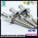 HIGH QUALITY HOT SELLING FACTORY HIGH SHEAR STRENGTH HEM-LOCK BLIND RIVETS FOR TRUCK thumbnail-2