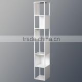 Modern style white wooden display rack designs for European