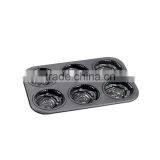 Bakeware Non-stick Cake Pans of 6 Cups Muffin Pan thumbnail-1