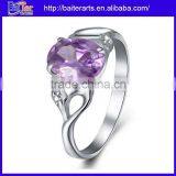 Wholesale 925 Sterling Silver Bezel Setting Band Ring,silver Promise Rings for Men thumbnail-6