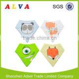 New Pattern Super Absorbent Cotton Bandana Bibs for Baby Wholesale High Quality Baby Bibs Supplier's Choice thumbnail-3