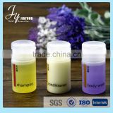 High quality hotel supplies flip cap shampoo and conditioner