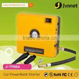 Most hot selling electric car tyre pump emergency power bank for laptops mobilephones light source SOS distress signal