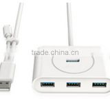 hot selling 4 ports USB 3.0 Hub with OTG function