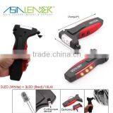 BT-4861 Torch Hammer Knife Multifunction LED Torch Flashlight thumbnail-1