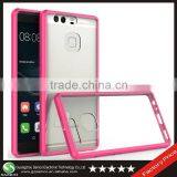 Samco Stylish Mobile Phone Housing Cover Case for Huawei P9, TPU+PC Material Defender Clear Blank Sublimation Phone Case for P9