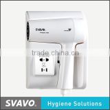 Low Noise power saving Hotel cold/warm air hair dryer