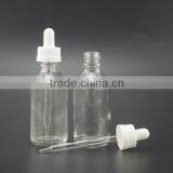 60ml Round Clear Glass Bottle for Essential Oil E-liquids thumbnail-2
