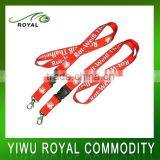 Popular Buckle Polyester Keys Custom Printed Neck Lanyards thumbnail-5