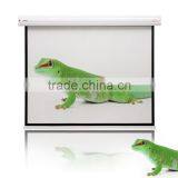 1:1 70" Matt White High-end Cinema Electric Projection Screen for Business Presentation