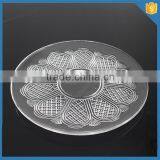 Wholesale Hand Made Round Charger Wedding Glass Plate